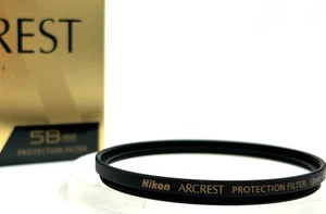 Nikon ARCREST PROTECTION Lens Filter 58mm AR-PF58 Official Model [Top Mint] - Picture 1 of 14