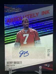 Jacoby Brissett 2016 Panini Absolute Rookie Auto /25 Absolutely Ink Patriots RC - Picture 1 of 2