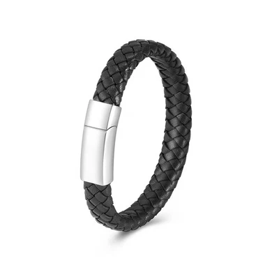 Brazalete de urna para brazalete de cremación de cuero humano/mascota conmemorativo Foto 1 de 4