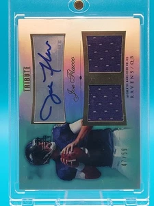 2010 Topps Tribute #ADR-JF JOE FLACCO Autograph Dual Relic 47/99 - RAVENS - Picture 1 of 2