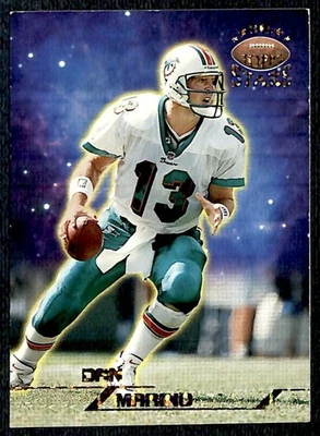 1998 年 Topps Stars 彩虹箔 Dan Marino /99 迈阿密海豚队 #20 — 第 1/2 张图片