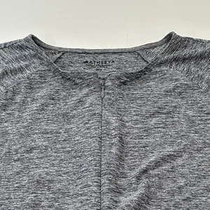 Camisa de manga corta Athleta Active Wear para mujer, gris, talla MT - Imagen 1 de 5