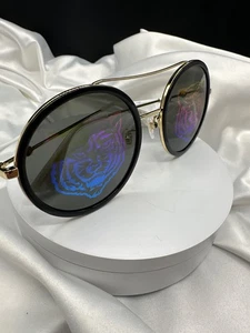 NWT GUCCI Mirrored Tiger Sunglasses. NO box. Tag $435. Made in Japan. - Picture 1 of 11