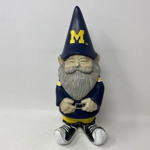 University Of Michigan NCAA 11" Harz Gartenzwerg Weihnachten - Bild 1 von 5