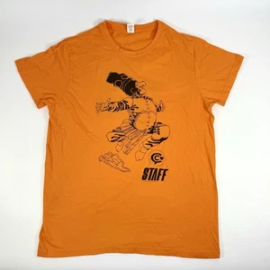 2022 Comicon Staff Orange T-Shirt Größe M - Hasbro Logo auf Rücken Frank Miller - Bild 1 von 14
