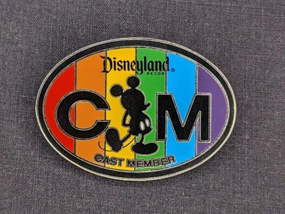 Disneyland Mickey Mouse Cast Member Rainbow Disney Pin - Image 1 of 2
