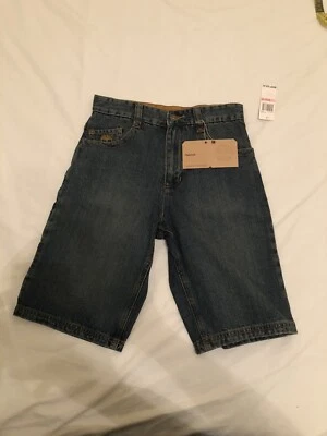 Timberland Boys Denim Shorts Size 10 NWT with hanger mark in back patch - Image 1 of 4