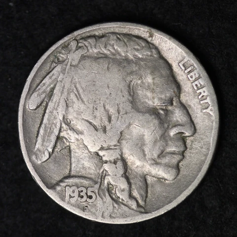1935 Buffalo Nickel G / VG FREE SHIPPING Cover
