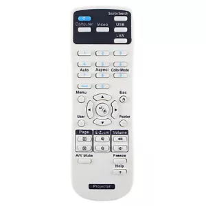 1 Channel Projector Remote Control For EPSON CB-S04 CB-S04E CB-X04 CB-W04 U04 N - Picture 1 of 10