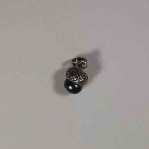 925 Sterling Silver Tiny Acorn Charm - Picture 1 of 1