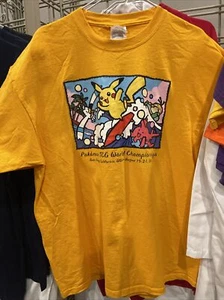 Camiseta de competidor XL exclusiva para adultos del Campeonato Mundial de JCC 2005 Pokémon - Imagen 1 de 3