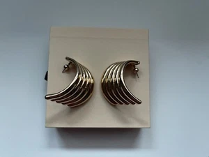 Topshop Statement Ohrstecker Gold Wellen Geschwungen - Bild 1 von 4
