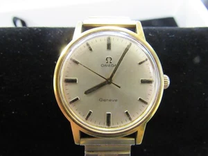 VINTAGE OMEGA GENEVE GOLD FILLED MANUAL WIND WRISTWATCH - Picture 1 of 8