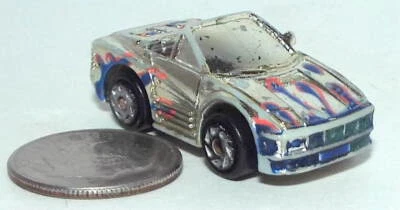 Small Micro Machine PlasticFerrari Testarossa Convertible in Silver (Color) - Image 1 of 3