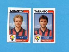 PANINI CALCIATORI 1986/87-Figurina n.486- CACCIALUPI+PAOL.-TARANTO-Recuperata
