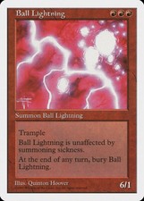 Ball Lightning 5th Edition MP MTG