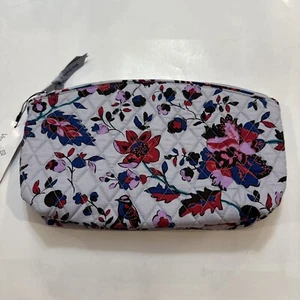 NUEVO CON ETIQUETAS Vera Bradley Grand Viaje Cosméticos Viñedo Floral NUEVO Bolso de Maquillaje Acolchado - Imagen 1 de 6
