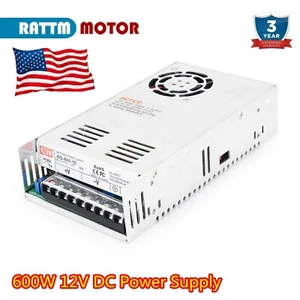 【Estados Unidos】Fuente de alimentación conmutada universal 600W 12V CC 50A para tira de luz LED/CCTV - Imagen 1 de 12