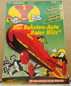 YPS Heft Nr.539 - Das Raketen-Auto ,,Roter Blitz,  - Lose! - Picture 1 of 3