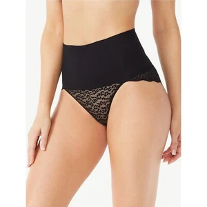 Sofia Shapewear At Waist Brief Seamless Smoothing Panties Size XXL Sexy Black - Picture 1 of 6