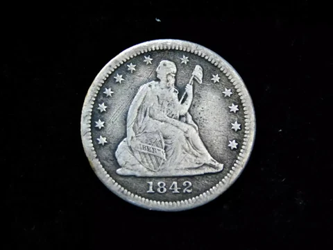 1842-O 25c Seated Liberty Quarter Cover