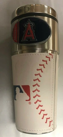 Los Angeles Angels MLB Logo Travel Mug Tumbler Stainless Steel NEW Cover