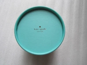 Kate Spade New York Round Gift Storage Jewelry Makeup Cosmetics Box Green New - Picture 1 of 5