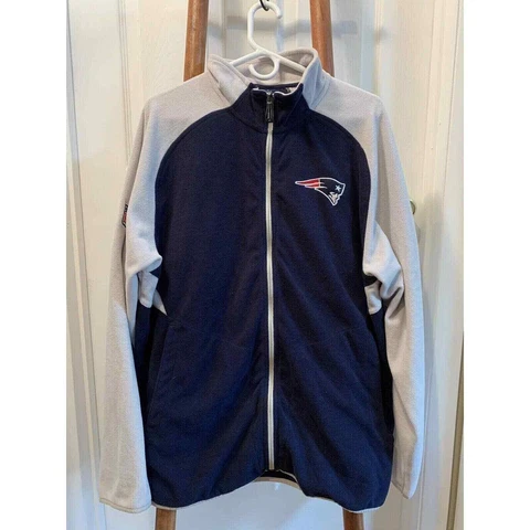 Reebok NFL on Field New England Patriots Fleece Jacket Mens size Large Cover