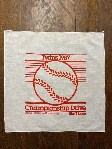 Minnesota Twins Homer Hanky 1987 Championship Drive Cover