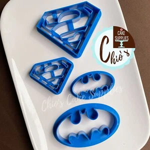 Superheld Superman Batman Ausstechform 4 teiliges Set. - Bild 1 von 5