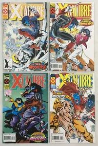 X-Calibre # 1-4 Age of Apocalypse 1995 Complete Comic Set Excalibur 9.0/9.2 - Picture 1 of 2