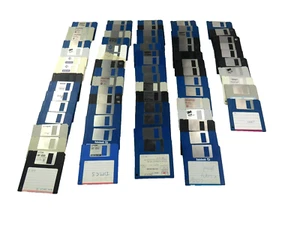 Diskette disk 3,5 floppy collection Lot of +- 70 units - Photo 1/8