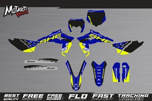 Kit de gráficos para Sherco SE SEF 125-500 2012 2013 2014 2015 2016 calcomanías fluo neón - Imagen 1 de 6