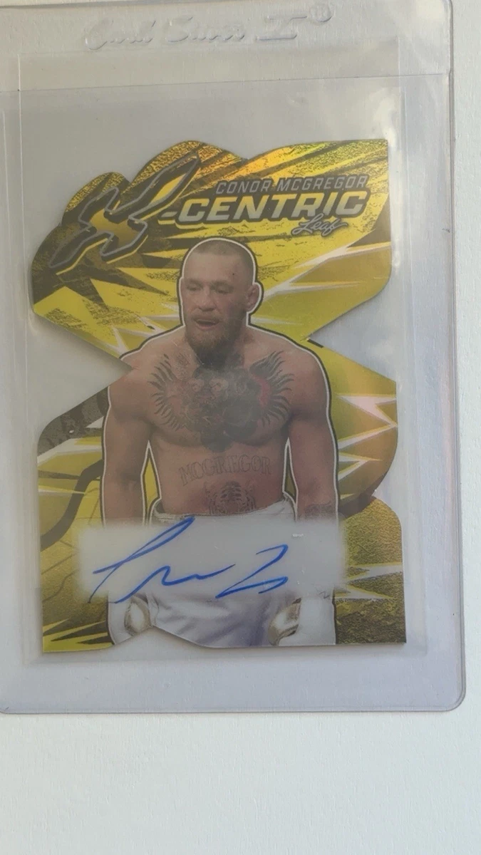 leaf art of sports ufc コナー・マクレガー　サインカード leaf art of sports ufc コナー・マクレガー サインカード leaf art of