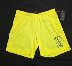 Roark Run Amok Bommer Ridge Allenamento, Pantaloncini da Corsa Uomo Large Giallo  - Foto 1 di 10