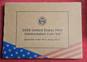 2025 US Mint Uncirculated 20 Coin Mint Set Philadelphia & Denver - SEALED Box - Picture 1 of 2