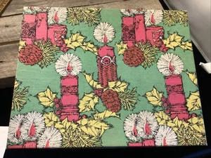2011🌟Vintage PSYCHEDELIC Christmas Holiday Geschenkbox leer FUSHIA Chartreuse 60er - Bild 1 von 7