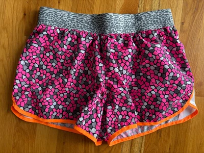 Nike Dri-Fit Running Shorts Youth Big Girls Size X-Large Pink Athletic Lined - Image 1 of 4