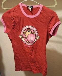 Bobby Jack Girls Large Red "Offical Bubblegum Blower" Shirt - Picture 1 of 2
