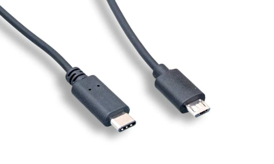 6Ft USB 3.1 Type-C Male to USB 2.0 Micro-B 5-pin Male Data Charging Cable - Image 1 of 1