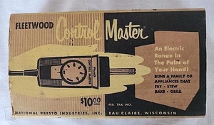 VINTG Presto Control Master HC-F1 The Electric Cooking Brain For Mltpl Appliance - Bild 1 von 11