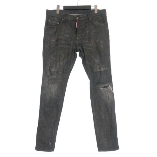 Jeans skater Dsquared DSQUARED2 20AW rivestiti skinny denim pantaloni jeans 48 usati 5d98