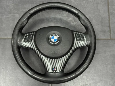 original M Sportlenkrad BMW E81 E87 E82 E90 E91 E92 Leder Lenkrad 7906827 - Bild 1 von 4