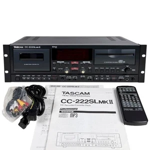 Reproductor de CD y cubierta de casete TASCAM CC-222SLMK II CON CONTROL REMOTO FUNCIONA PROBADO OM04 7,5 - Imagen 1 de 8