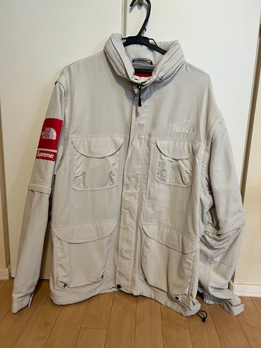 Giacca convertibile da trekking Supreme The North Face avorio chiaro di luna