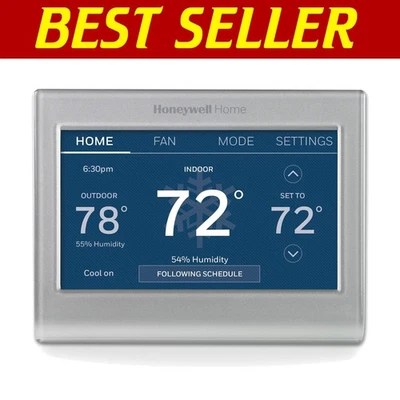 Wi-Fi Smart Color Thermostat - 7-Day Programmable, Touch Screen, Alexa Ready - Image 1 of 4