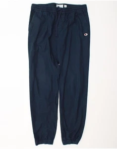 CHAMPION Herren Jogginghose Chino Hose Große W34 L30 Navy Blau Baumwolle BA15 - Bild 1 von 3