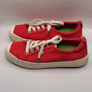Cariuma Red Canvas OC Low 8.5 Women 7 Men - Picture 1 of 11