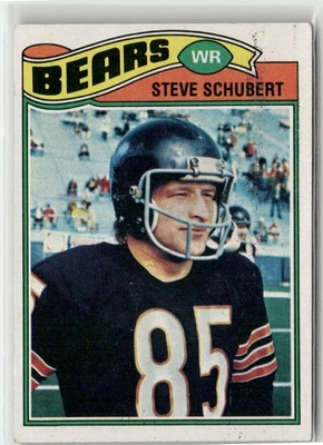 1977 Topps Steve Schubert Rookie #502 Chicago Bears RC,VG - Image 1 of 2