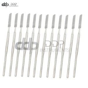 CEMENT MIXING WAX SCULPTING SPATULA CRAFTS DENTAL GERMAN STAINLESS 12PCS - Picture 1 of 3